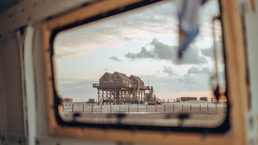 Ausblick aus Campervan